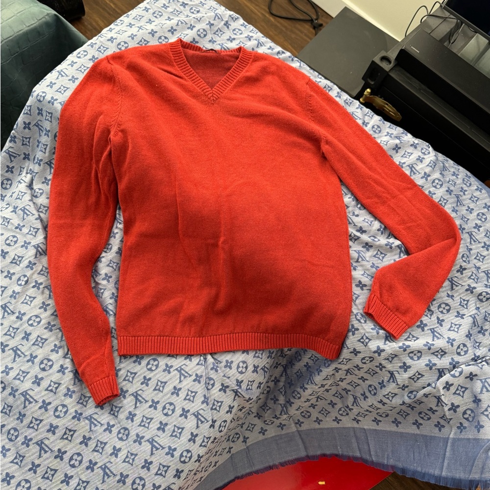 American apparel Marino wool rust/red sweater